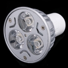 9w Cree spotlight 5pcs/lot E27 AC85-265V silver die- cast alumium lamp cup energy-saving lamp pure white/warm white Cree light/led bulb