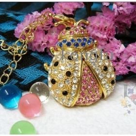 wholesale Top selling Gifts~ 100% full memory jewelry Beatles u disk lovely jewerly usb flash drives usb sticks 66553