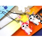 's Sweet Home Cheese  Couple cell phone Pendant Chain Charms Strap, Cute 's  Lovers Mobile Phone Pendant 100pairs/lot