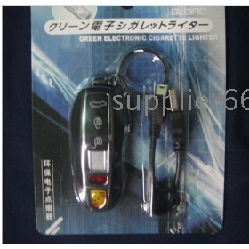 Environmental protection electronic cigarette lighter USB charging new suction card installed  car key remote control modelling lighter