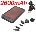 2600mAh Solar Power Charger For Mobile Phone Camera PDA MP3 MP4 i G 4