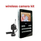 NEW 2.4G 4CH Wireless camera kit  monitor Receiver Recorder SD PVR DVR