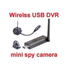 Wireless Spy Nanny Mini Camera + USB wireless DVR kit y