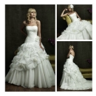  Free Shipping Ivory Organza Ball Gown Sexy Wedding Dresses  Gowns **12