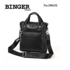 100% Genuine leather men bag,fashion handbag,fashion men'bag+Free Shipping black colour 