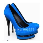 2011 two paragraph waterproof leather dress high heel shoes,colorful diamond women shoes lady's crystal platform women pumps 