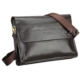 Genuine leather men business shoulder messenger bag,real leather business briefcase +Free Shipping 