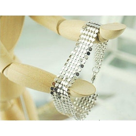 Free shipping~2012 New Arrivals Jewelry,Simple design Shiny metal Sequins fashion bracelet  