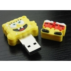 Hot! Free Shipping. 4GB SpongeBob USB Flash Drive 