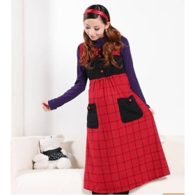 Free shipping 2011 october mommy maternity clothes, pregnant women spring autumn outfit wool vest dress a3