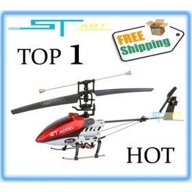2012 New Hot QS9016 2.4G 4Ch RC Helicopter LCD transmitter Gyroscope radio remote control RTF ready to fly QS 9016 free shipping 