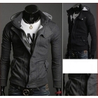 Hot Fashion Men's hoody jacket coat sweatshirt Slim fit Top casual Hoodeies Clothes M,L,XL, XXL 2 Colors, Free Shipping