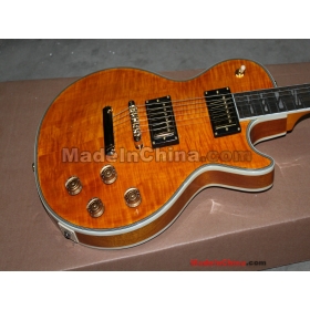 Wholesale - - free shipping new arrival yellow earth electric guitar music instrument in stock 