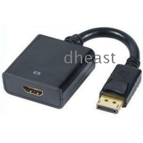 DisplayPort to HDMI cable dp to hdmi cable white and black color 100pcs/lot