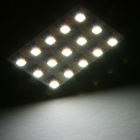 1210 SMD 15 LED White Dome Bulb Light for Car Interior with 3 Adapters,20pcs/lot,free shipping 