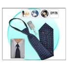 Stylish 100% Polyester 4GB Mini Hidden Neck Tie Covert Camera 720 x 480 with Wireless Remote control free shipping 