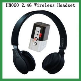 Free Shipping !New Rapoo H8060 2.4G Wireless Stereo Headset Headphone  Volumn Control -W/Micro
