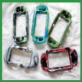 10pcs/lot New Color Protective cover Silicone Soft Case Cover Skin for   PS Vita PSV Free Shipping
