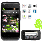 3.5 inch Android 2.3  WCDMA+GSM Wifi GPS Dual Cards Capacitive  Screen 3G Smartphone (black)