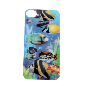 Fantastic 3D Undersea World Protective Hard Back Case Cover Skin for smartphone 5pcs/lot Free Shipping+Drop Shipping 