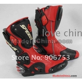 free shipping motorcycle boots  Biker SPEED Racing Boots,Motocross Boots,Motorbike boots SIZE: 40/41/42/43/44/45/46  Q1