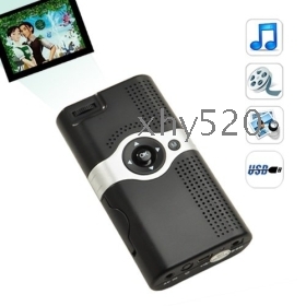 mini Projector , mini LED Projector with 320*240 + LCoS Display + USB/AV-IN + Free Shipping ! 
