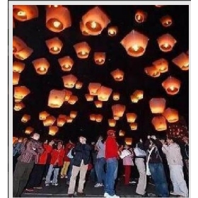 Wholesale 100pcs Christmas gift - Wishing Lamp / Sky Lanterns / Sky Lanterns 