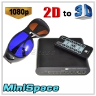 2D to 3D converter and Multi-Media Player 3Dconverter box Worked with 2D HDTV 3D HDTV 3D DLP Projector 