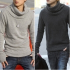 Free shipping 2011 new Men's fashion Gloves thickened turtleneck sweater t-shirt 616-6386 jacket coats