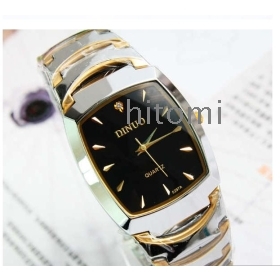  new design free shipping fashion Men's square Watches High quality Whole steel quartz wrist watch wholesale