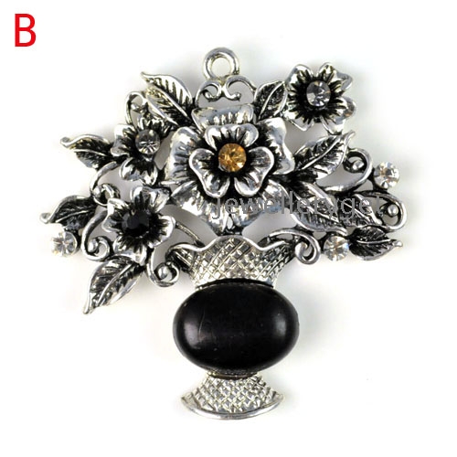 Free shipping wholesale jewelry pendants ,the fine fashion flower ...