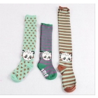 New cotton socks their socks cartoon young girl tall canister socks         