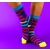 Men tube socks color stripe P chun xia qiu dong fashion pure cotton socks male socks            