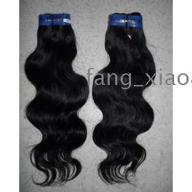    wholesale factory outlet price brazilian hair 100% true human hair DHL free shipping 3pcs/lot