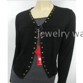 Lady holiday two suit sportswear middle-aged mother sweater jacket 3 color new women's clothing       