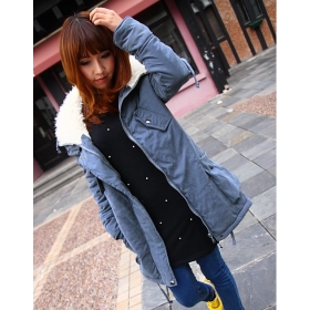 new 2014 fall and winter clothes wind woolen coat and long sections Slim thin tweed coat women high quality casual jacket