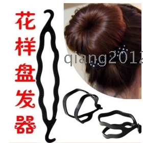 Wholesale 30pcs/lot retail Magic Hair Roller Twist Style DIY Bun Foundation Styling Maker Tools Hair Accessories . 
