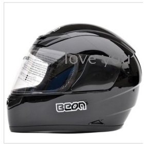 Ms BEON small QuanKui motorcycle helmet electric car helmet QuanKui bright black 