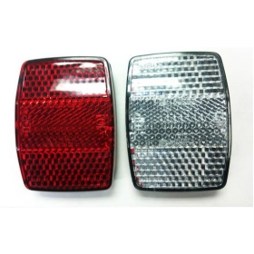  one Pair Bike Bicycle Front Reflector light Cycling Reflector New Red\Silver