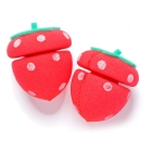 Lovely strawberry sponge roll serve \ curlers            
