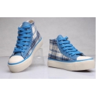 New England is thick with the grid handsome increase women's canvas shoes increased in 7 CM single shoes