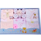 Pure cotton newborn  gift box clothes  gift box underwear suit supplies bag the post             