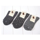 Color lovely dot pure cotton their female socks         