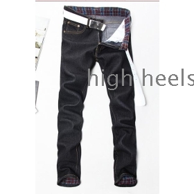 Cow son pants jeans male cultivate one's morality tide male leisure jeans pants male han edition feet              