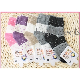 Children's boy girl pure cotton socks article wide little stars of the spring and autumn and the cotton socks South Korea lovely  socks          