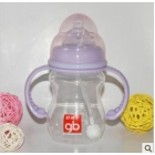 Wide aperture with suction grip plastic PP 210 ml bottle