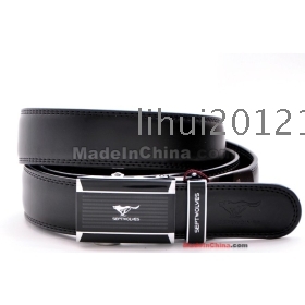 Seven Wolf man belt leather belt quality goods belts men's automatic buckle