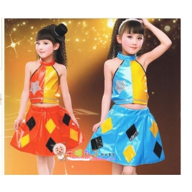Costumes for the digital age children take modern dance dance costumes for science and technology girls take performance clothing  
