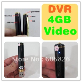 New Mini Hidden Pen Camera 720P HD Digital Camera Pen Voice Recording Portable Wireless Hidden DVR 30FPS 4GB 4G Free Shipping 
