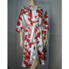 Free shipping New Woman's Sexy Flower Silk Satin Pajama Sleepwear Robes Night Gown Hot Sale#3